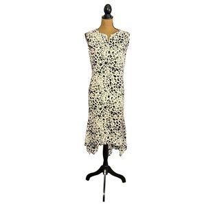 Lane Bryant Leopard Print Sharkbite Hem Dress Plus Size Women’s 18/20 Mob Wife